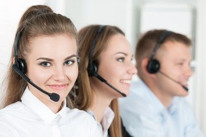 b2b call center team