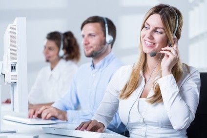 Call Center People Smiling